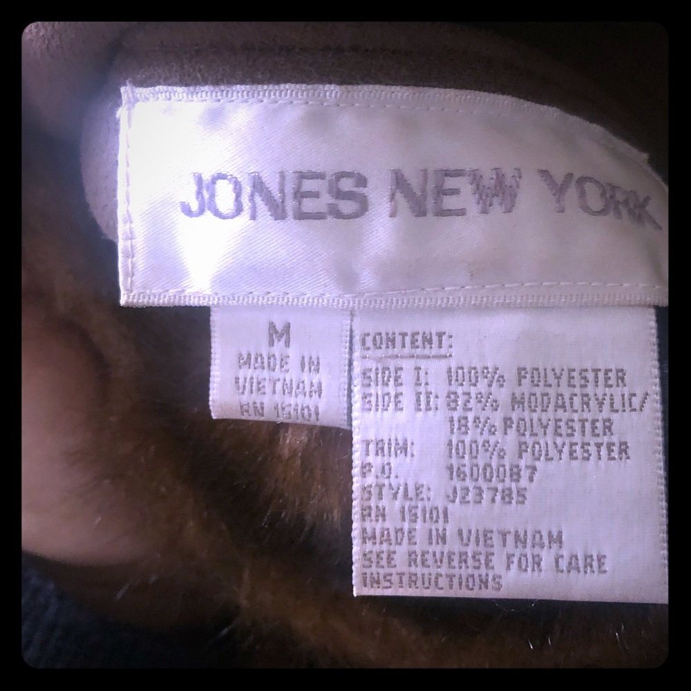 Reversible Oversized size M faux fur coat